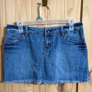 KAMA Denim Blue Women's Mini Skirt